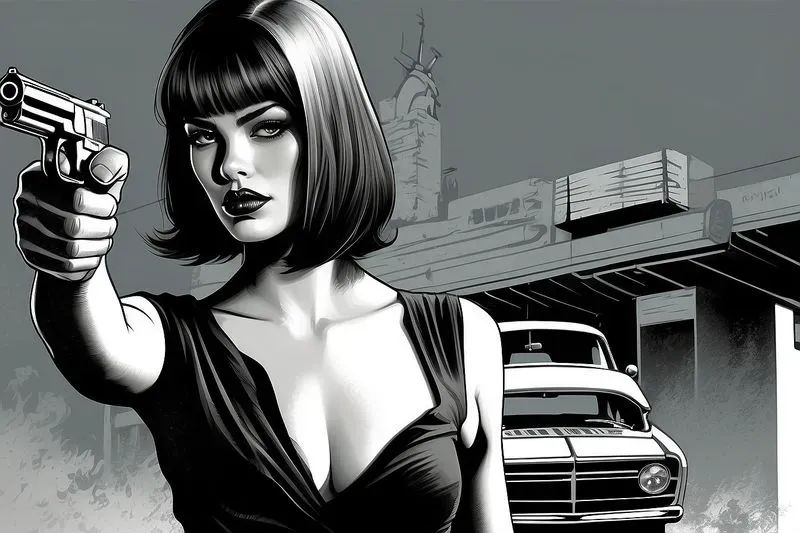 Noir Graphic Novel Posters