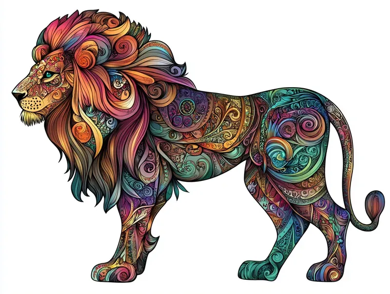 Colorful Doodle Animal Illustrations