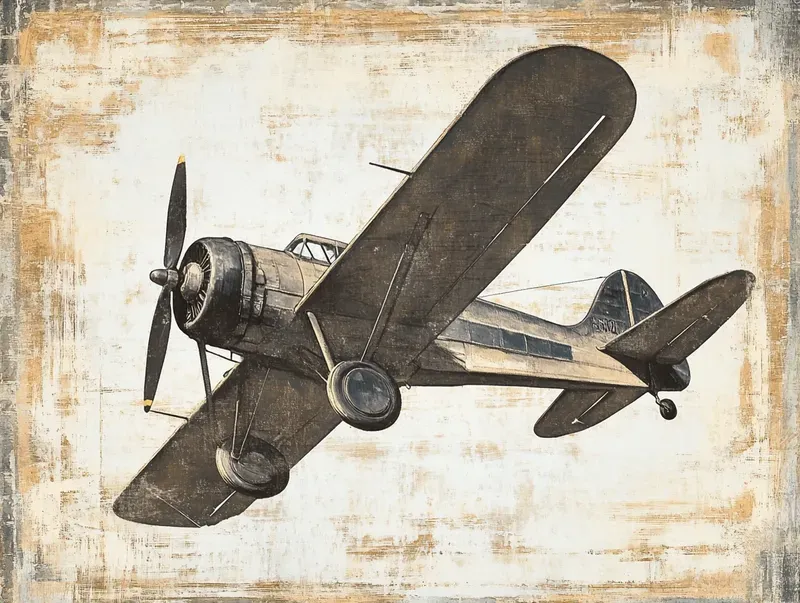 Retro Press Vintage Print Style Art
