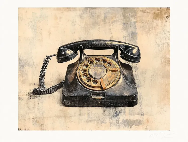 Retro Press Vintage Print Style Art