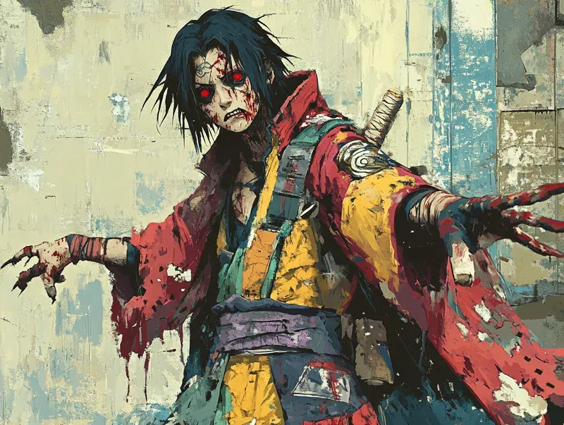 Whimsical Shonen Anime Zombie Heroes