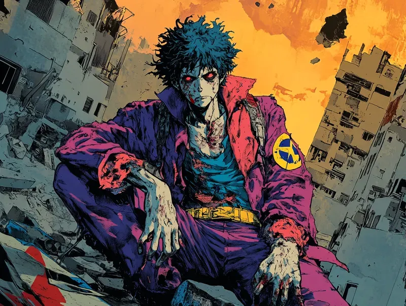 Whimsical Shonen Anime Zombie Heroes