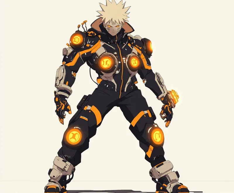 Anime Hero Mechanical Fantasies