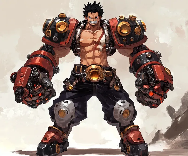 Anime Hero Mechanical Fantasies