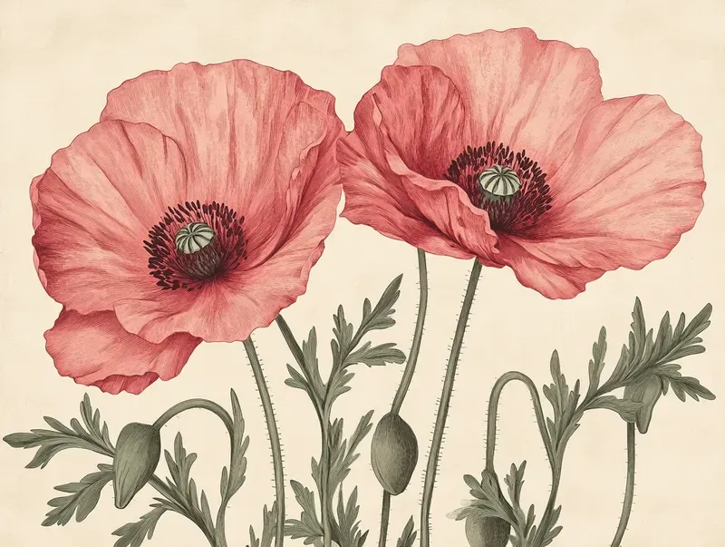 Vintage Botanical Art Revivals