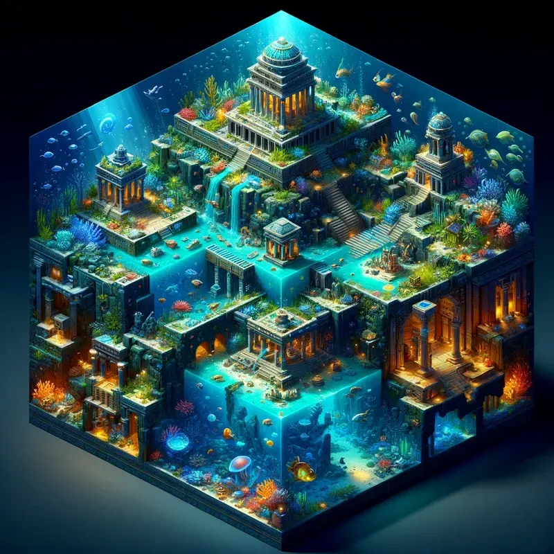 3D Isometric Game Blocks