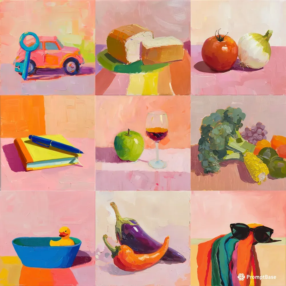 Simple Still Life Oil Paintings