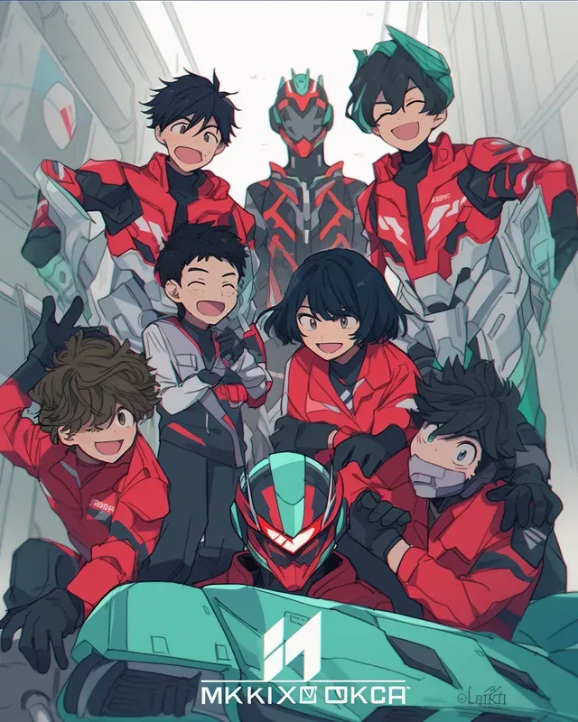 Anime Hero Character Design Concept Art