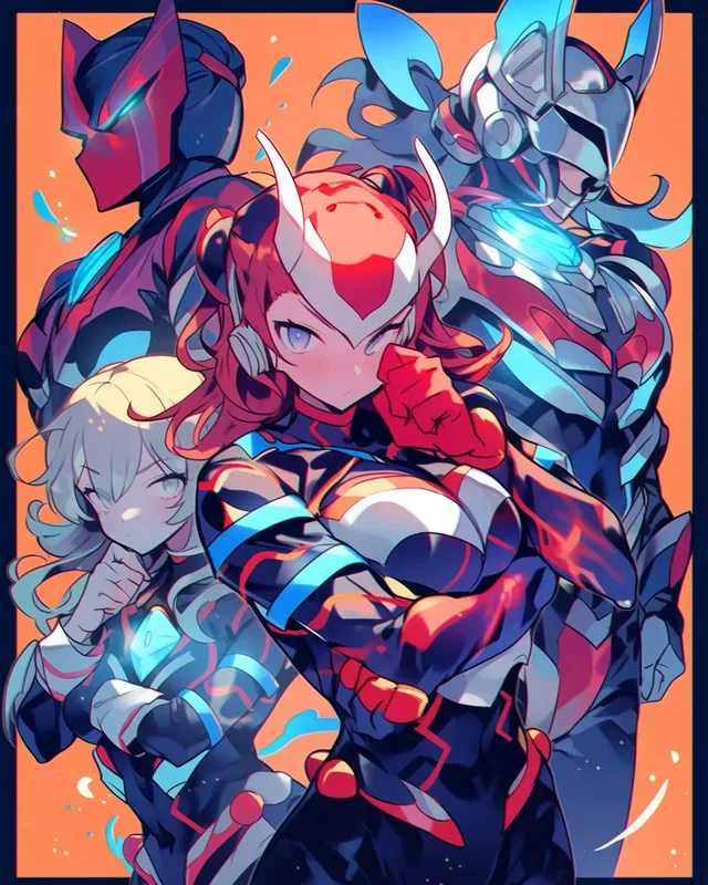 Anime Hero Character Design Concept Art