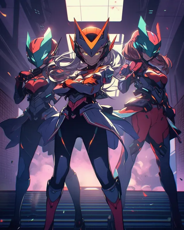 Anime Hero Character Design Concept Art