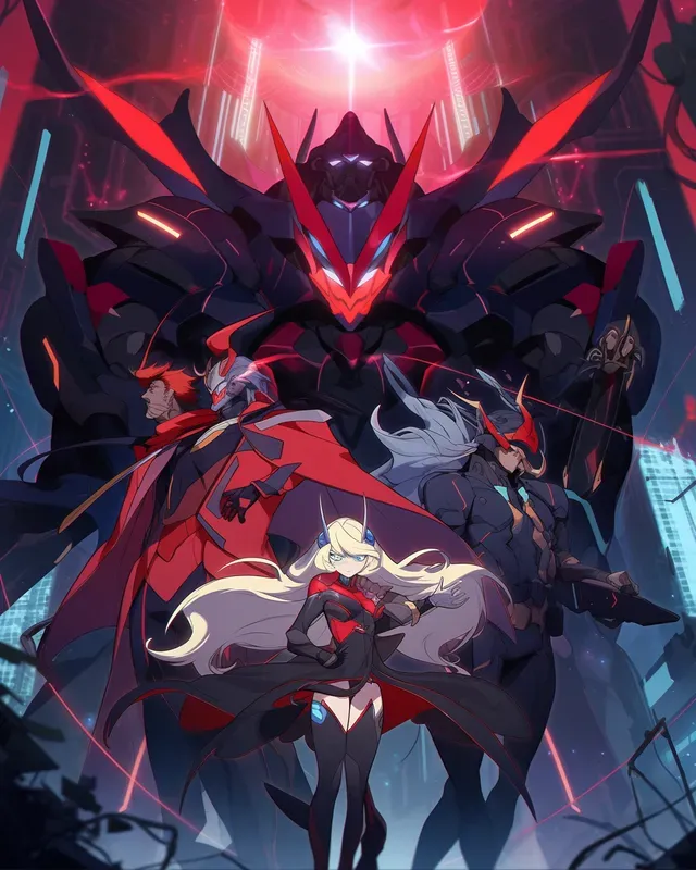 Anime Hero Character Design Concept Art