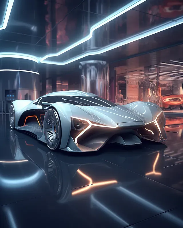 Sci-fi Super Car Concept Designs