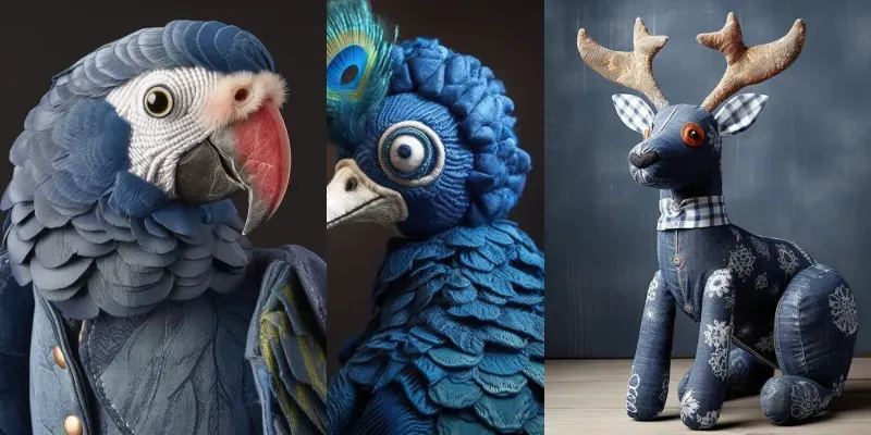 Denim Animals generated by undefined