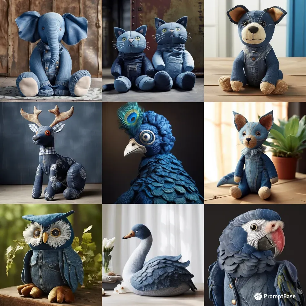 Denim Animals