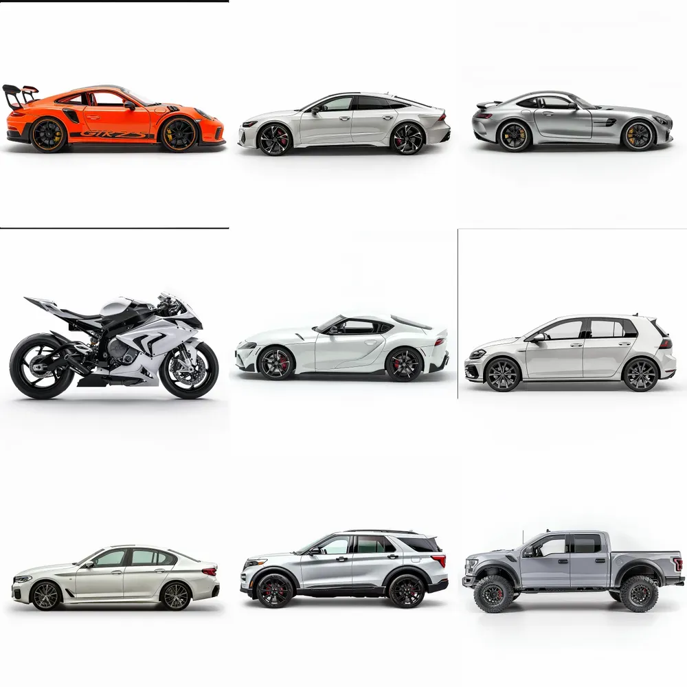 Sideview Car Models