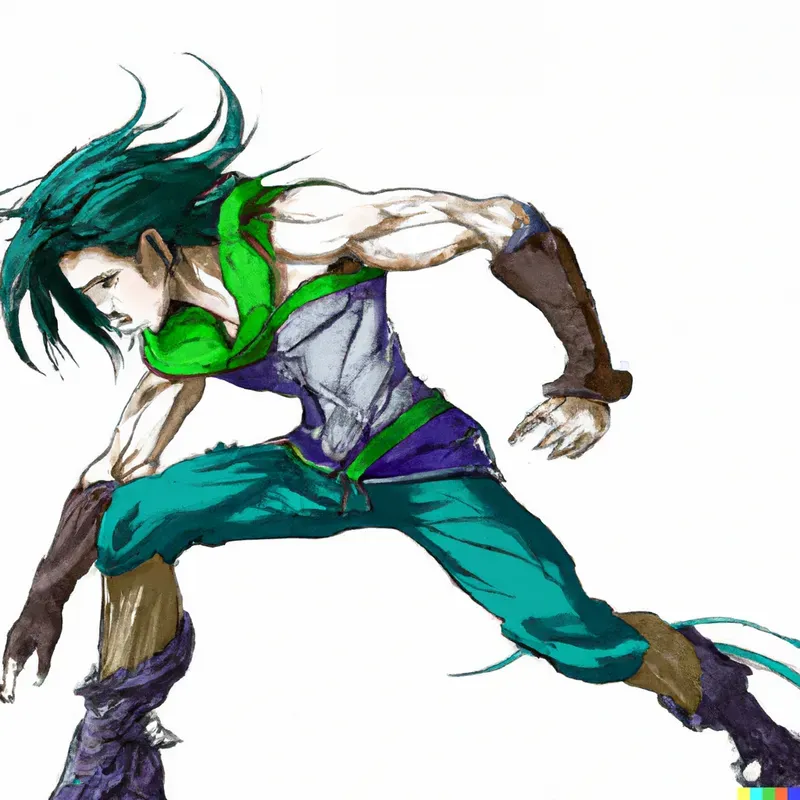 Anime Character Concept Art