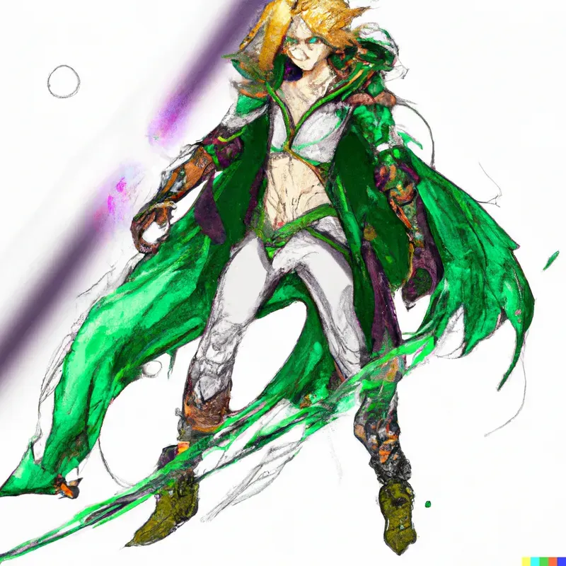 Anime Character Concept Art