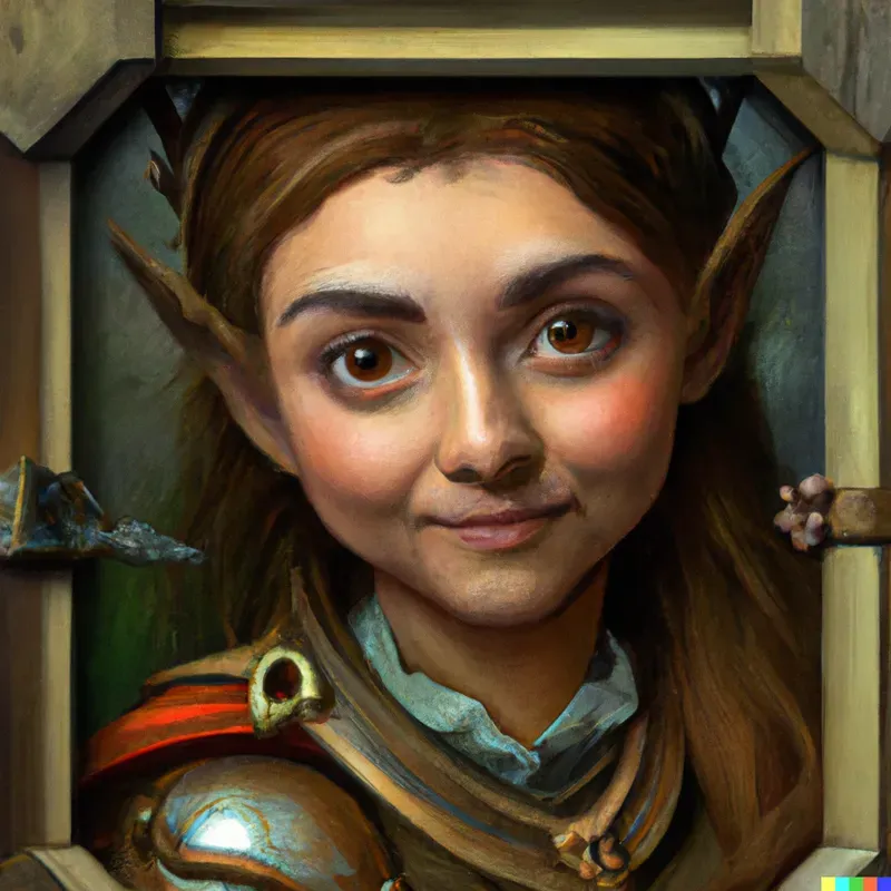 DND Character Portrait - Halfling