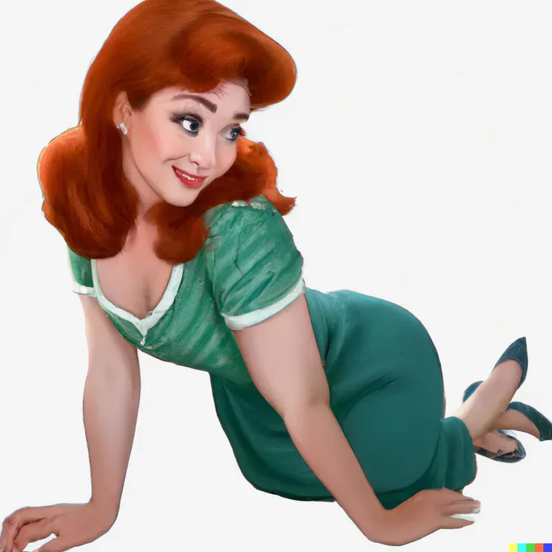50s Era Pin-up Art