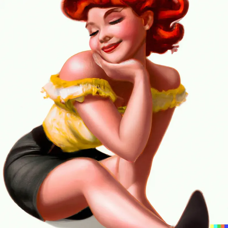 50s Era Pin-up Art