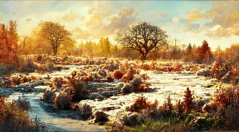 Nature Landscape Backgrounds - Winter