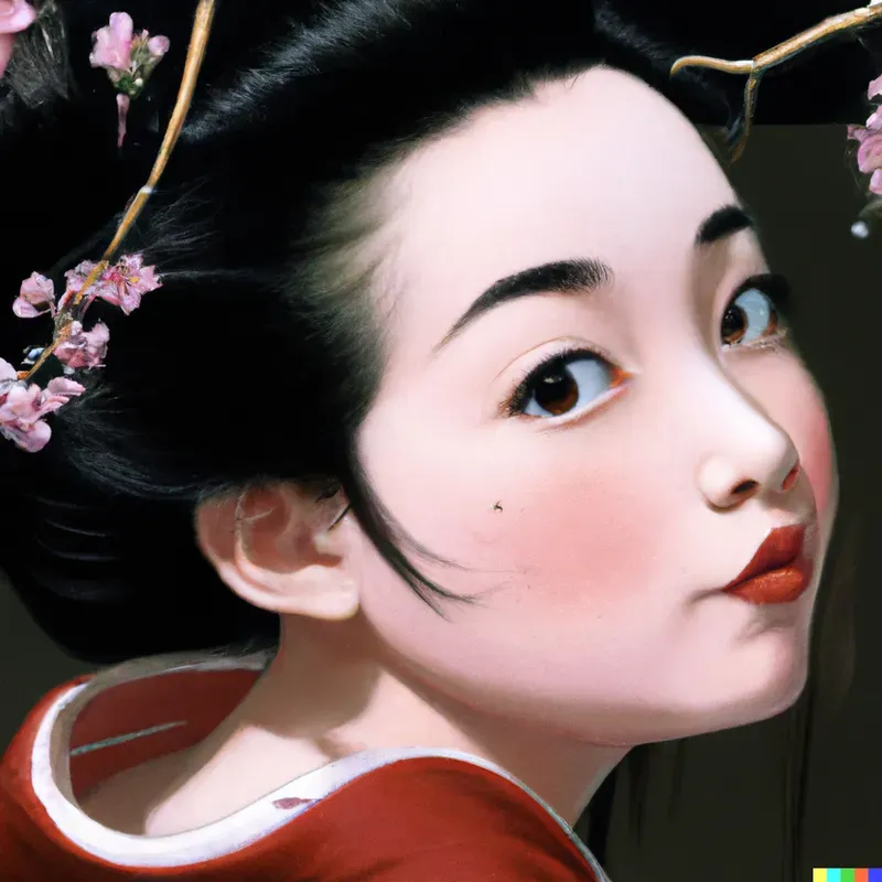 Geisha Pin-up Art