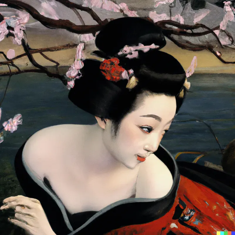 Geisha Pin-up Art
