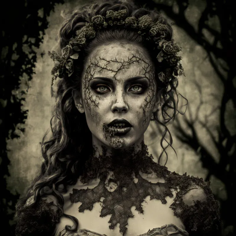 Zombified Beautiful Women