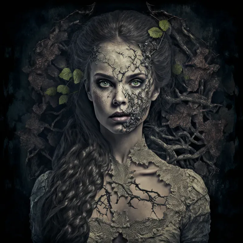 Zombified Beautiful Women