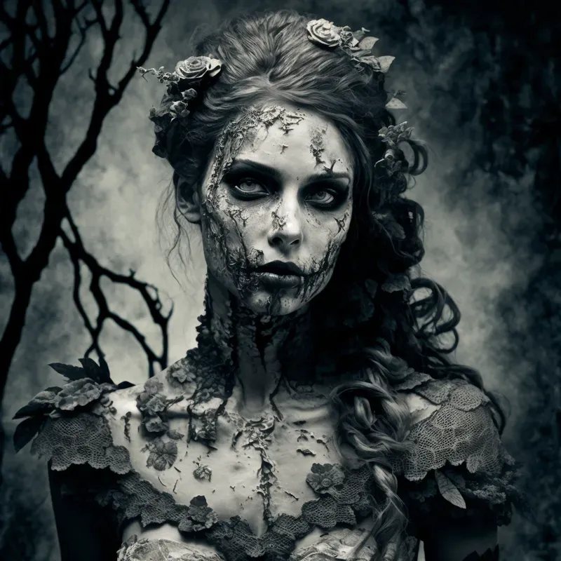 Zombified Beautiful Women