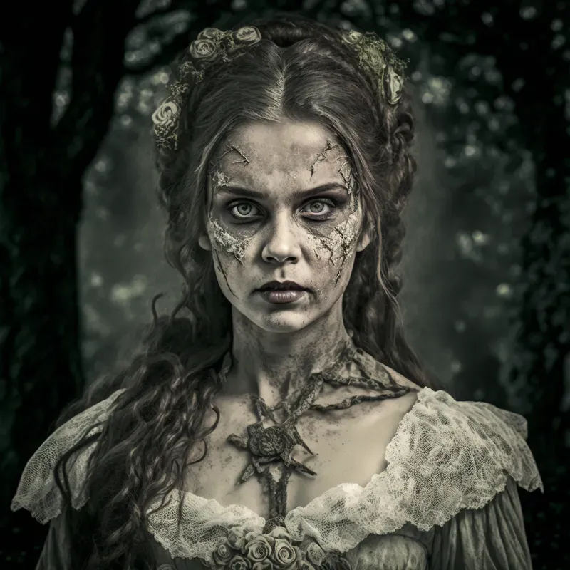 Zombified Beautiful Women