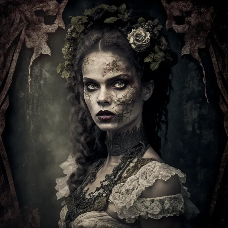 Zombified Beautiful Women