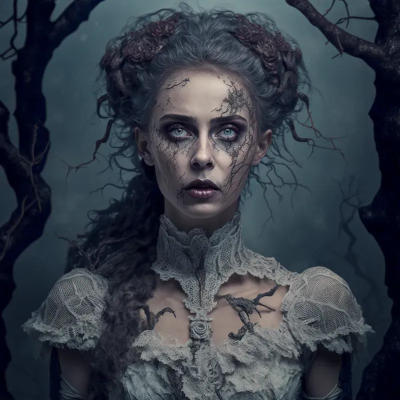 Zombified Beautiful Women