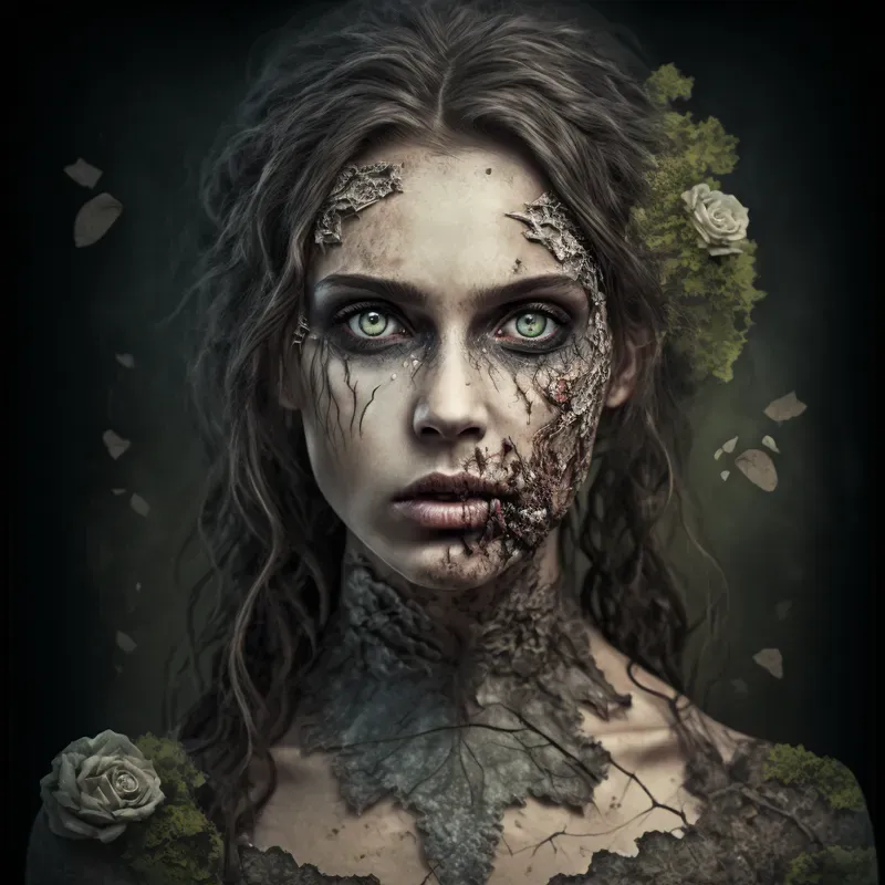 Zombified Beautiful Women