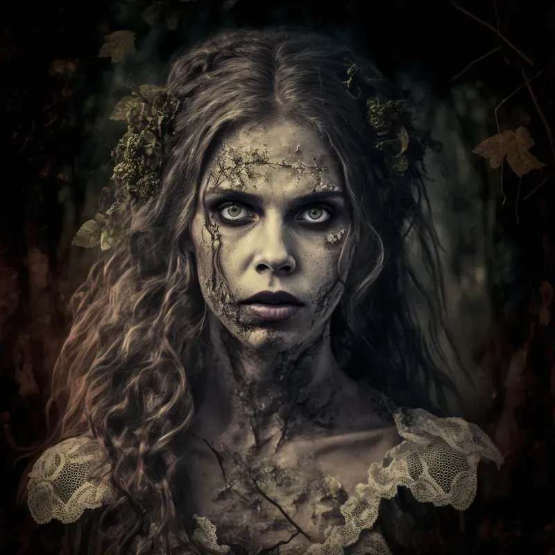 Zombified Beautiful Women