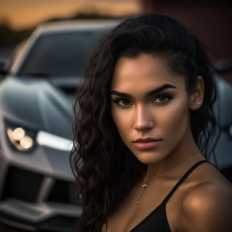 Exotic Supercar Girls Portraits