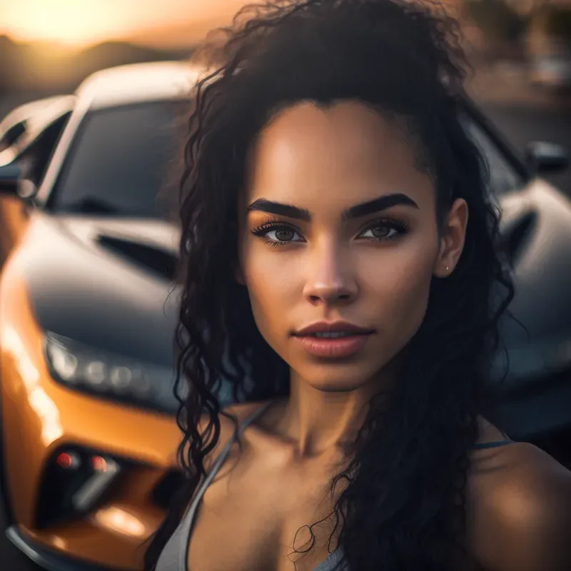Exotic Supercar Girls Portraits