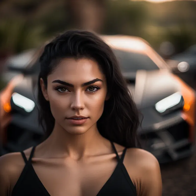 Exotic Supercar Girls Portraits
