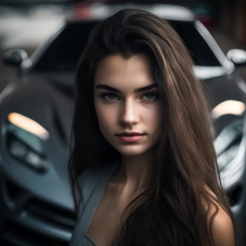 Exotic Supercar Girls Portraits