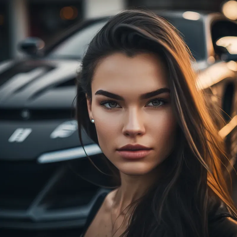Exotic Supercar Girls Portraits