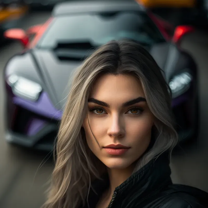 Exotic Supercar Girls Portraits