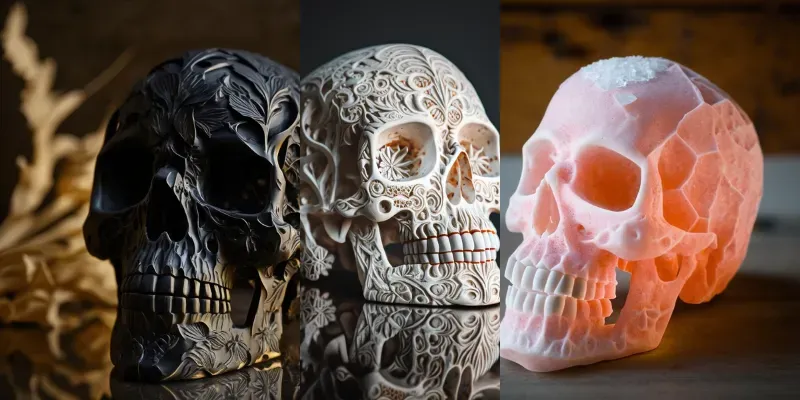 Carved Designer Skulls generated by undefined