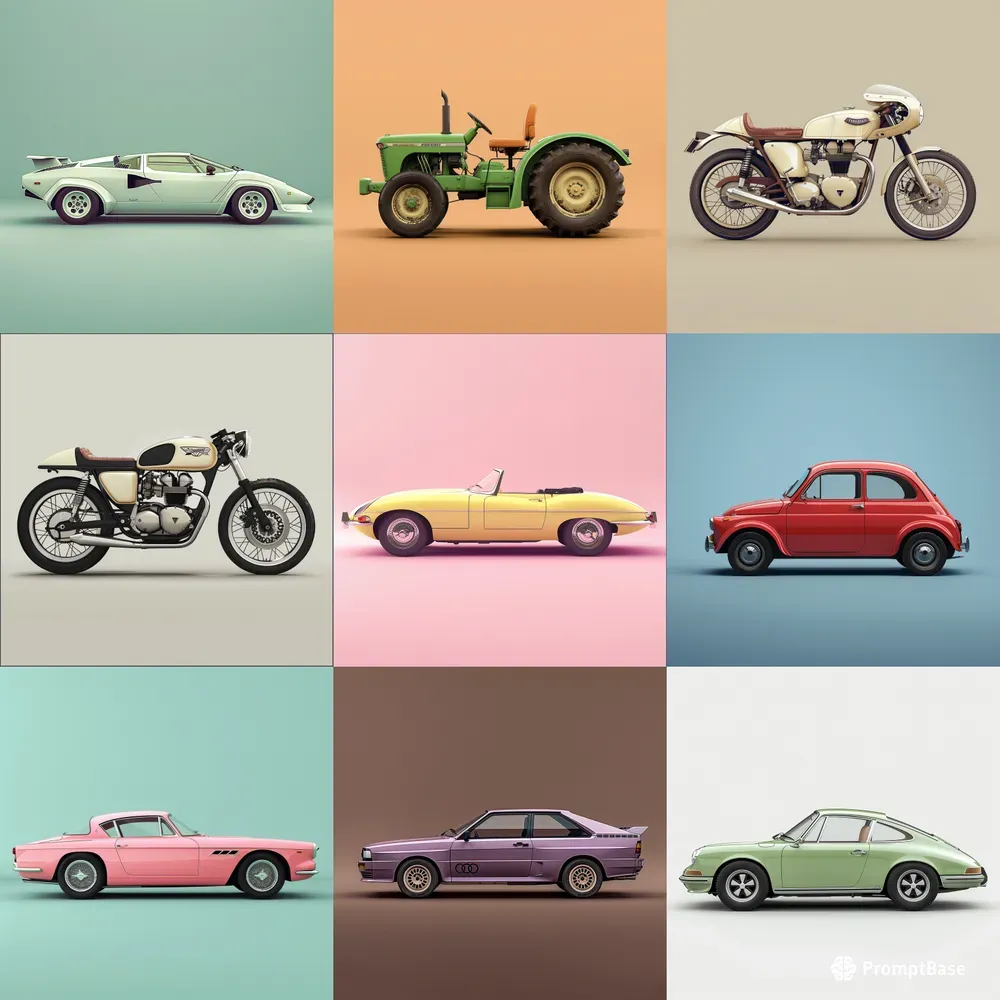 Professional Side View Photos Of Cars