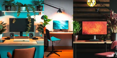 WFH Desk Setup Designer generated by dalle