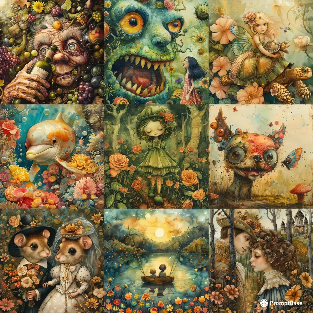 Fantasy Fun And Flowers