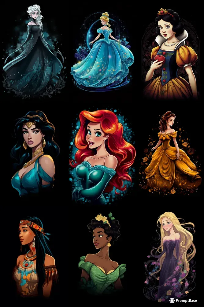 Disney Princess T-shirts
