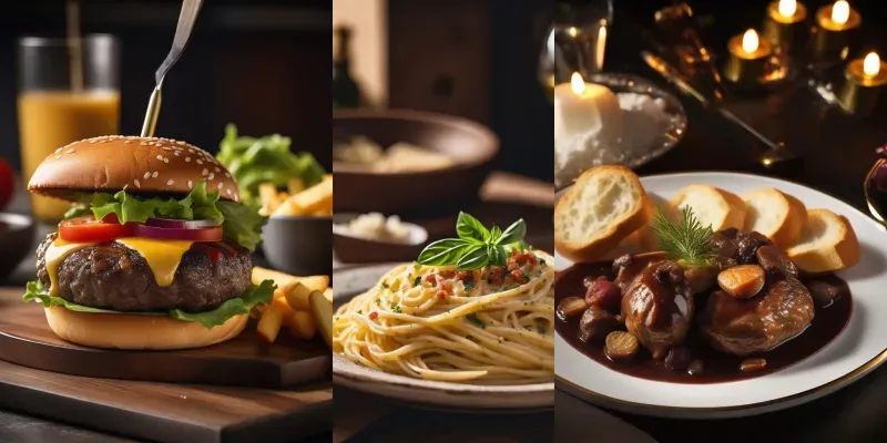 Stable Food Marketing Photos generated by undefined