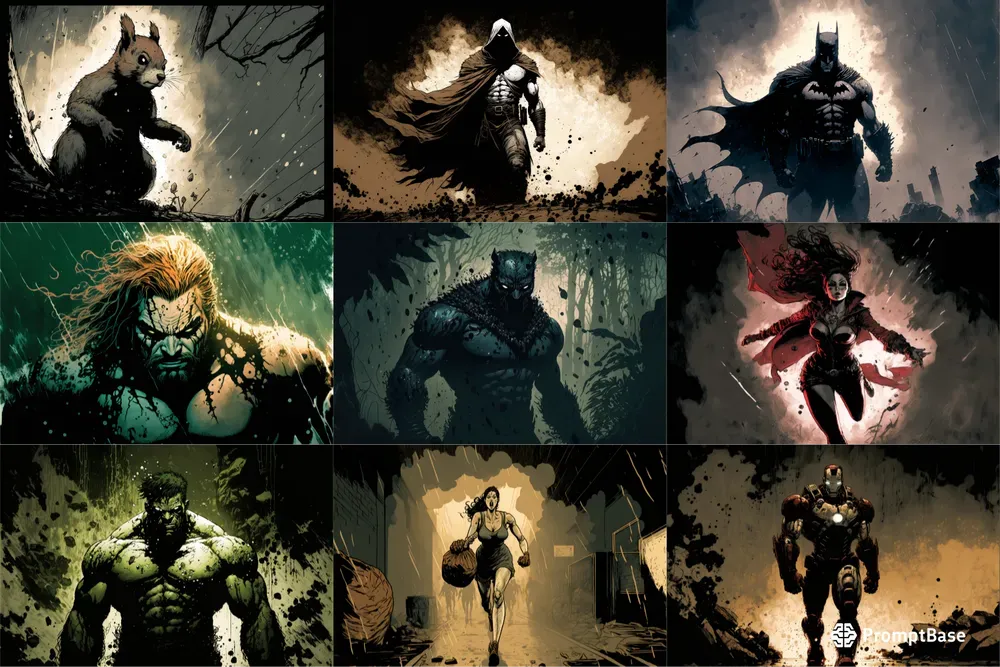 Gritty Comic Book Characters