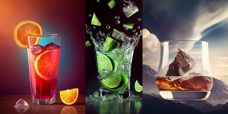 Alcoholic Drink Advertising generated by undefined