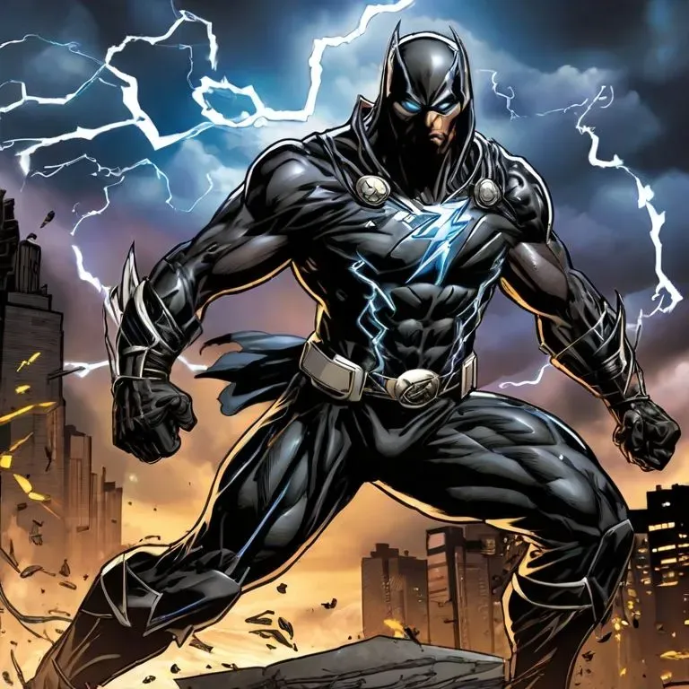 Superhero Characters Epic Comic Strips